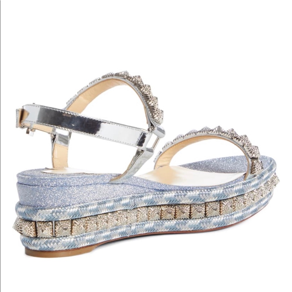 Christian Louboutin pira studded wedge sandal
